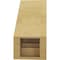 Ekena Millwork 5-inch W x 10-inch D x 10-inch H Pescadero Rough Cedar Woodgrain TimberThane Knee Brace, Primed BRCUR05X10X10PECRCPR - alternate 2